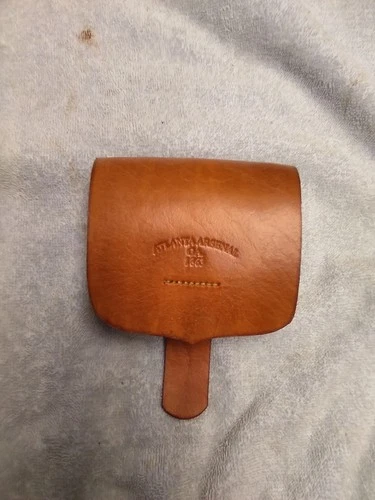 Repro Confederate Cap Pouch Atlanta Arsenal