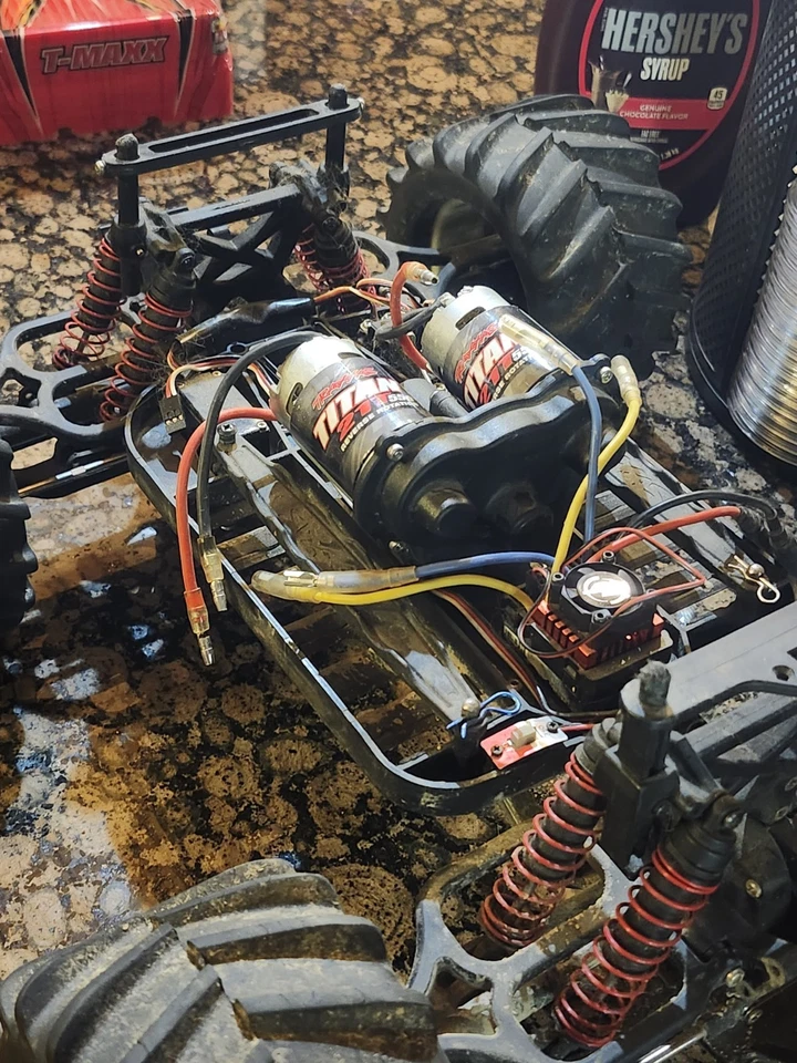 Tmaxx Classic Electric Mod with 2 Speed Trans - Image 3 of 4