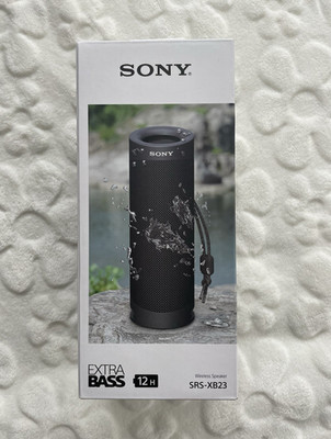 Sony SRS-XB23 EXTRA BASS Bluetooth Lautsprecher schwarz wasser-/staub-/stoßfest