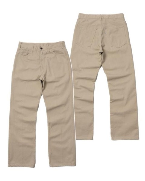 Men Levi's Trousers Beige Polyester 32 / M / 46