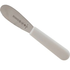 Mundial W56883FDB1 3 1/2 in White Serrated Spreader