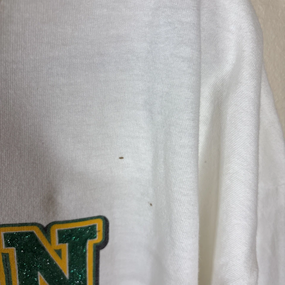 Vintage 2001 Oregon Ducks PAC 10 Champions White Women's Football Shirt - Image 4 of 4