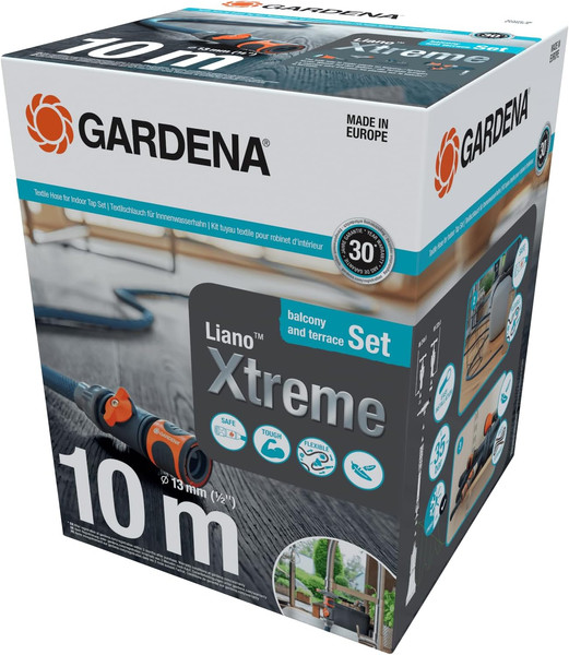 Gardena Liano Xtreme 1/2 Zoll 10 Meter Textilschlauch Indoor-Adapter-image