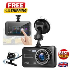 Image of 170° Wide Angle Dash Camera with Night Vision & 4" LCD Touchscreen Display
