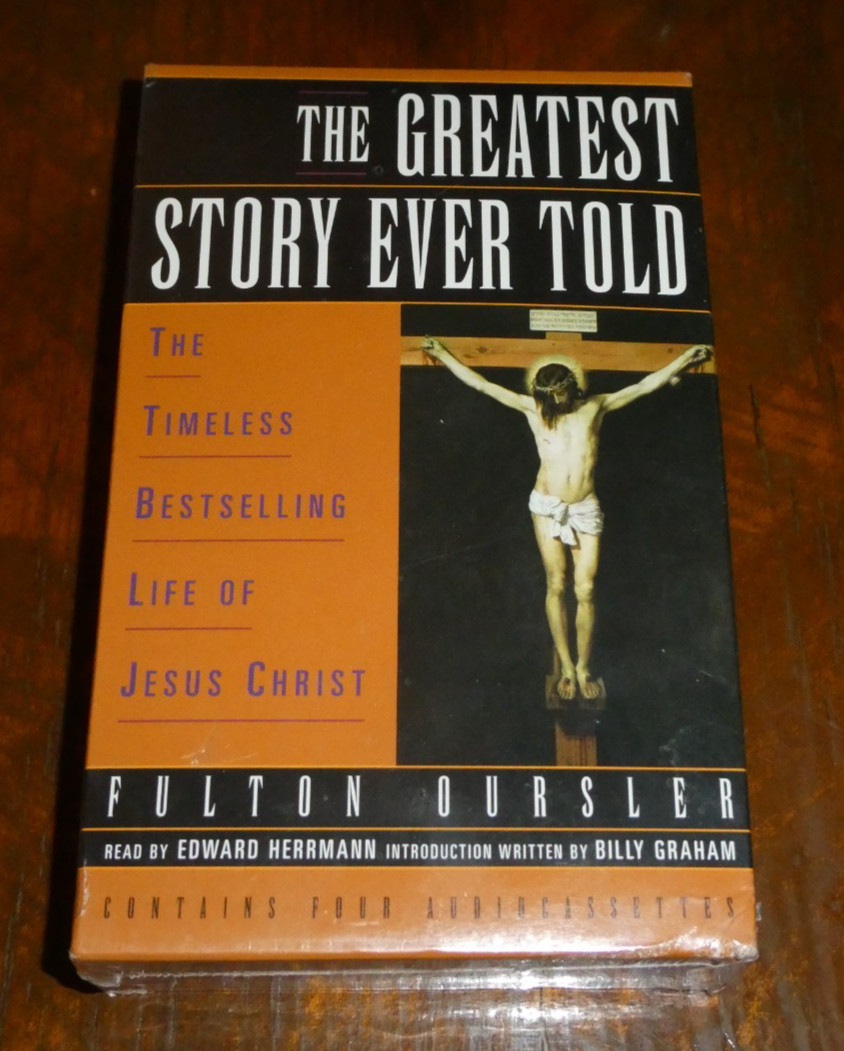 The Greatest Story Ever Told Fulton Oursler 1997 4 Audiobook Cassettes New Seale