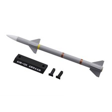 Brand New 48cm PLA Plastic 1/8 Scale United States AIM-120 AMRAAM Missile Model