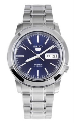 Seiko 5 Automatic SNKE51K1 Men's Day Date Blue Dial Watch