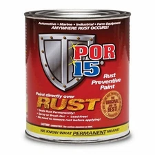 POR 15 45008 Rust Preventive, Waterproof, Non Porous Paint, Black, Pt.
