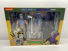 NECA Teenage Mutant Ninja Turtles Casey Jones and Foot Soldier Slashed New
