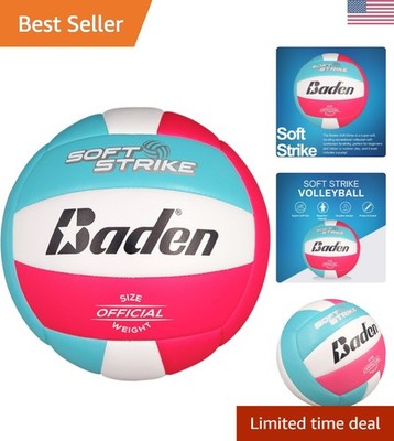 Durable 18-Panel Soft Strike Volleyball: Ideal for Beginners in Bright Colors