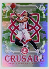 2016-17 Panini Excalibur #9 DeMar DeRozan Crusade Camo Prizm Toronto Raptors