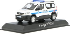 PEUGEOT RIFTER 2019 POLICE MUNICIPALE NOREV 479066 1:43 DIE CAST METAL