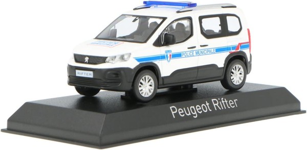 Peugeot Rifter 2019 Polizei Kommunal Norev 479066 1:43 Die Cast Metall-image