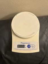 Vintage Weight Watchers Digital Kitchen Food Scale - White Model 907