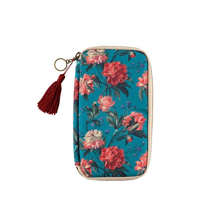 Hobonichi Pequeño Cajón Bolsa LIBERTY TELAS Flores Decadentes De Japón NUEVO