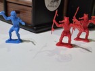 PLASTIC VINTAGE COWBOYS & INDIANS FIGURES- TIMEE Marx EARLY 70'S  160 Pieces — photo 5