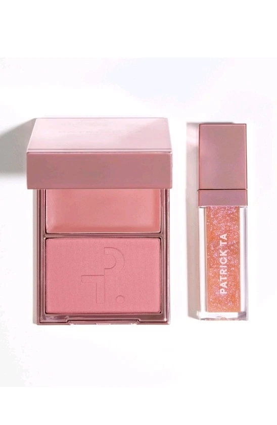 Patrick Ta Glow And Gloss  Set- Blush Duo and Lip Gloss - Ice Me Down - Image 2 of 3