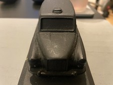 Vintage Coal Carved Black Figurine Ornament Vehicle London Black Cab Taxi Car