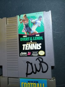 4 NES Sports Games. Golf, Tennis, Football, John Elway Football All Tested