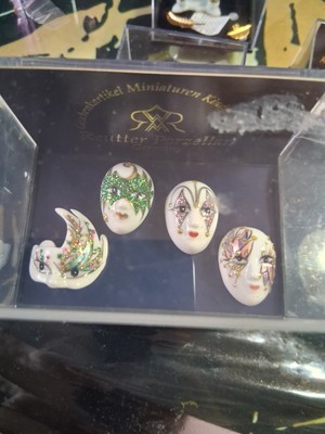 reutter porzellan miniatur Venezianische Masken M 1:12