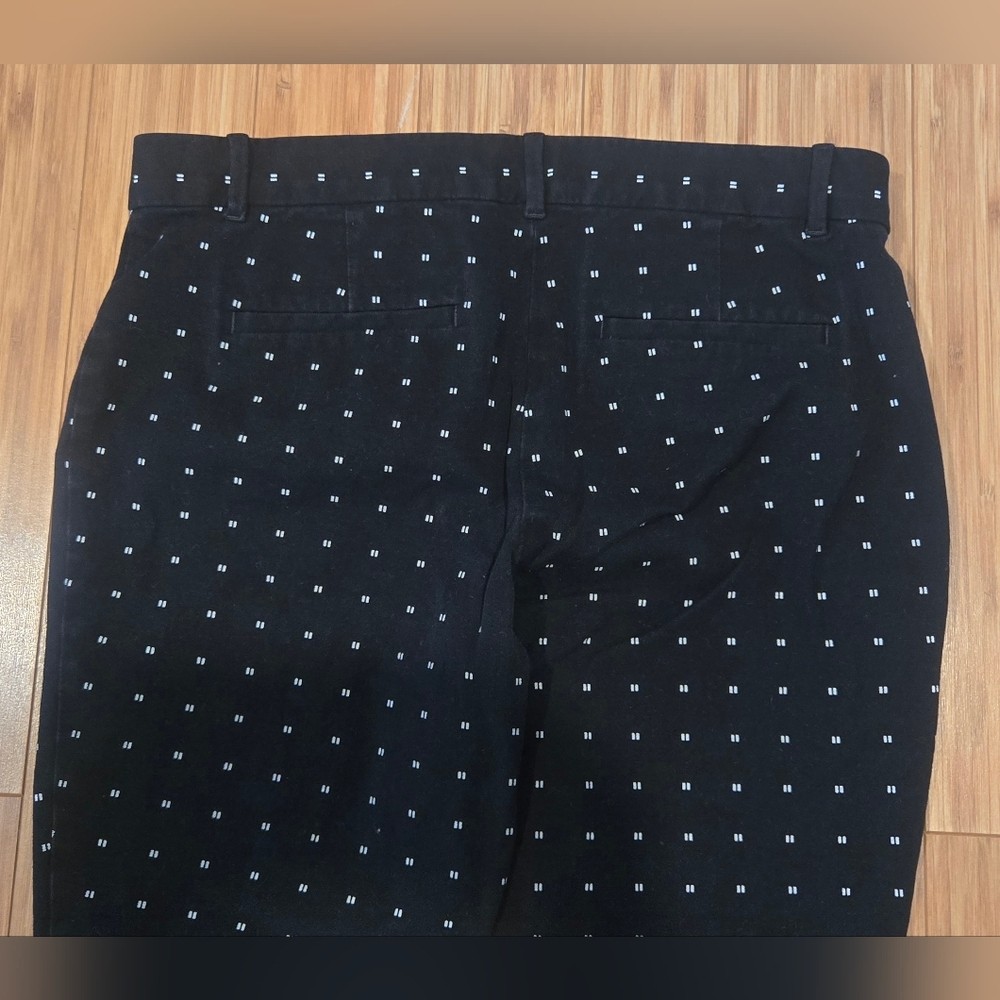 GAP Black Patterned Casual Pants - image 8