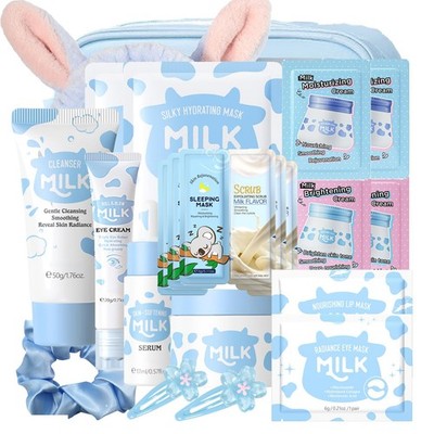 Milk Hautpflege Sets & Kits - Teenager Mädchen Geschenke - Milch Hautpflege Set für Teenager