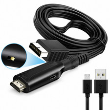 For Sony PS1 PS2 to HDMI Adapter Cable Game Console Audio Video Converter Cable