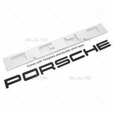 New Gloss Black Porsche Letters Rear Badge Emblem Look Deck lid 991-559-235-91