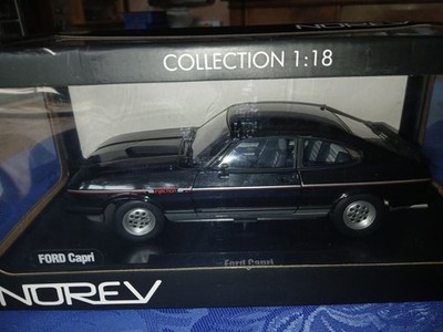 1:18 Norev Ford Capri MK 3 2.8 Injection, 1983, schwarz, originalverpackt