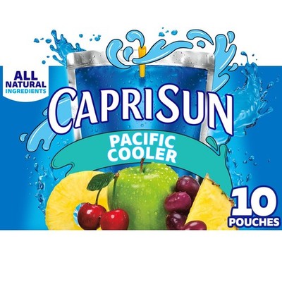 Capri Sun Pacific Cooler Mixed Fruit Juice Box Pouches, 10 ct Box, 6 fl oz Pouch
