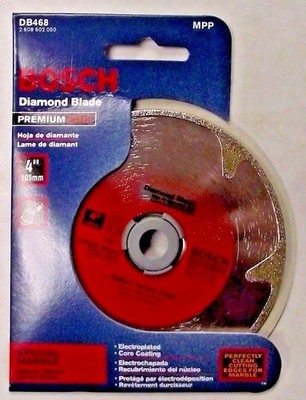 Bosch DB468 Premium Plus 4'' Diamond Saw Blade