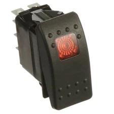 1PC CARLING TECHNOLOGIES VDD1A60B-AEC00-000 Rocker Switch, 2 Pole, Incandescent