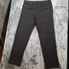 Lululemon Pants Mens 33 Black Commuter ABC Slim Fit Stretch Casual Dress Hiking