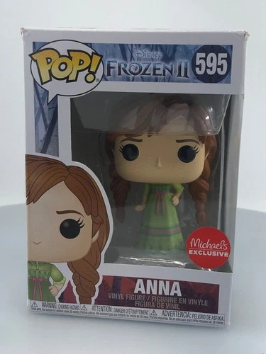 Funko POP! Disney Frozen II Anna #595 Michaels Exclusive Vinyl Figure DAMAGED