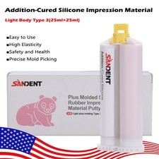 Putty Base  Catalyst Impression Material USA STOCK 5 Tips Dental