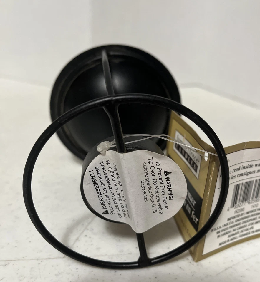 Calentador de aceite de hierro Luminessence vela cera se derrite olla a fuego lento difusor de fragancia regalo Foto 4 de 4