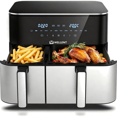 Airfryer Dual Chamber, 11L, 2600W, Touch Control, XXL, 10-in-1, Stain Resistant
