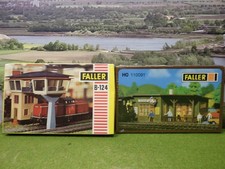 Faller B-124 etc H0 2 Bausätze Stellwerk etc in OVP (FR) C2860