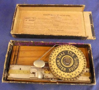 The Simplex Typewriter 1892 !!! Schreibmaschine alt antik Samlg. GAT 1793