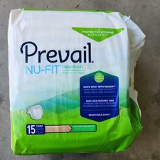 Prevail Nu-Fit Incontinence Brief XL 59  - 64  Breathable Maximum 13 Ct NEW