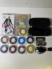 2 Sony PSP’s Bundle With 10 Games Bundle, 1000, 3000