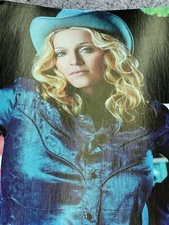 Madonna Oversized Postcard 11x14 Music Era 2001 Boy Toy Inc Blue Cowboy Hat