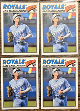 2026 Topps Heritage - Jac Caglianone 4x card lot (RC) Royals