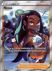 Nessa (Full Art) 183/185 Vivid Voltage Ultra Rare Holo