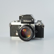 SERVICED Nikon F2 Photomic DP 1 Silver NIKKOR 50mm F 1.4 MF Film SLR Camera from