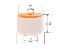 Luftfilter BOSCH F 026 400 289 Filtereinsatz für AUDI A6 A7 C7 4GD 4GC 4G5 4G2