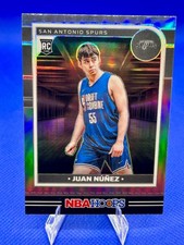 2024-25 NBA Hoops Juan Nunez Premium Silver Prizm RC #266