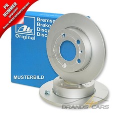 ATE 2x BREMSSCHEIBE Ø255 VOLL HINTEN FÜR AUDI A4 8E B6 B7 1.6-3.2 BJ 00-08