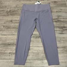 Halara UltraSculp High Waisted Butt Shaping Tummy Control Purple Leggings Sz XL