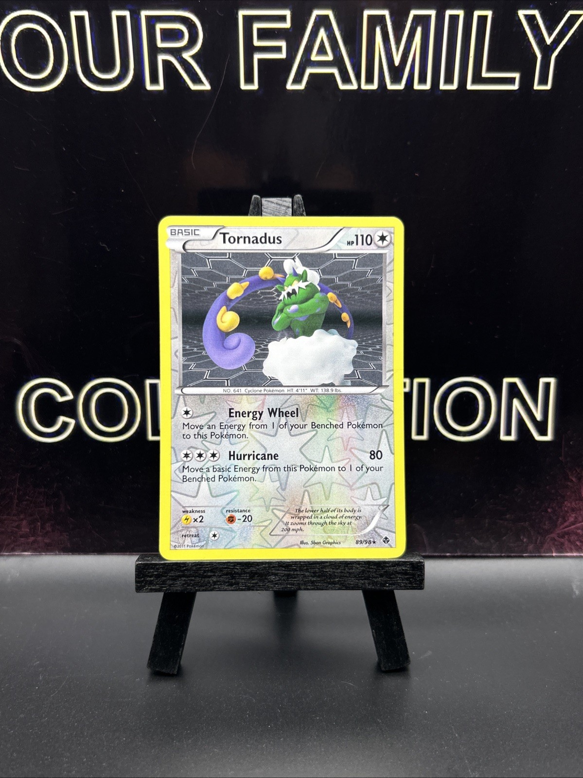 Tornadus 89/98 Reverse Holo Pokemon Card - Emerging Powers - NM